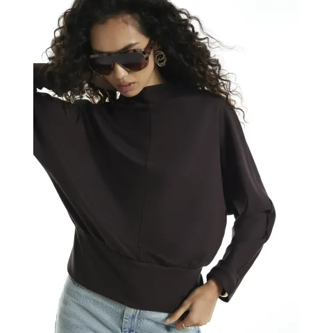 River Island Premium Banded Hem Sweatshirt