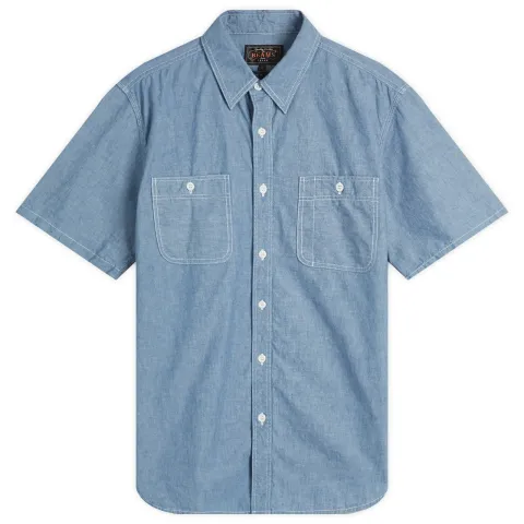 Short Sleeve Chambray Work Shirt