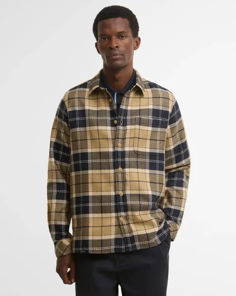 Fergus Tartan Relaxed Long-Sleeved Shirt