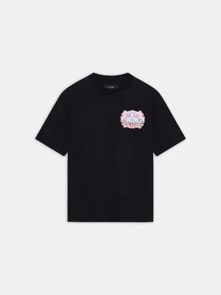 CHATEAU SKETCH OVERSIZED TEE - Black