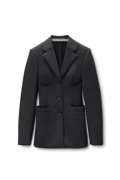 Bonded Mini Blazer Dress