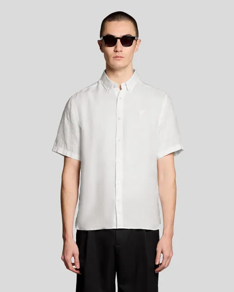 Lyle & Scott Short Sleeve Linen Shirt