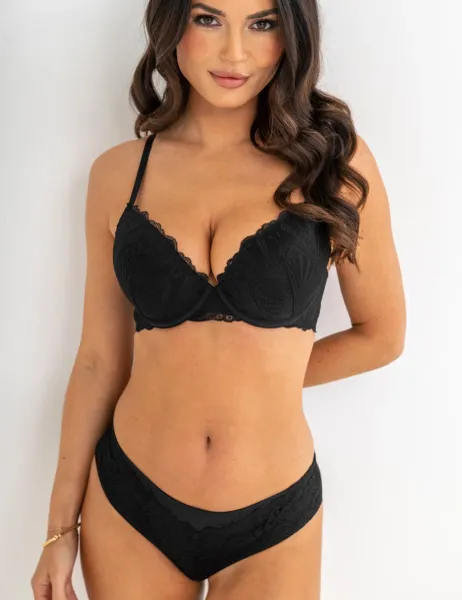 Pour Moi New Romance Bikini Brief Black