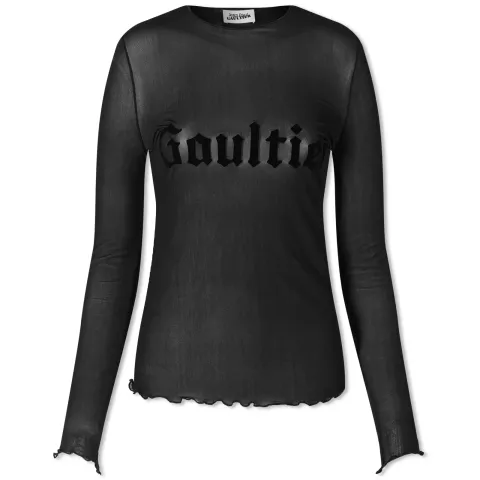 Long Sleeve Mesh Top