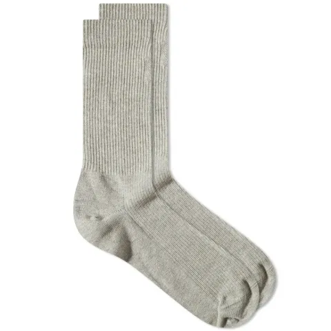 Initial Embroidered Sock
