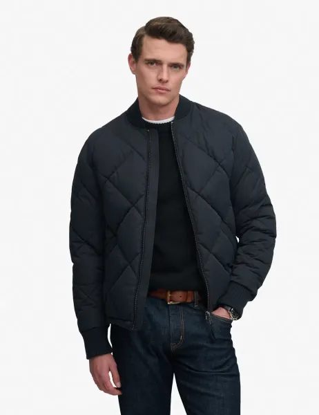 Superdry & Co Quilted Puffer Jacket Navy