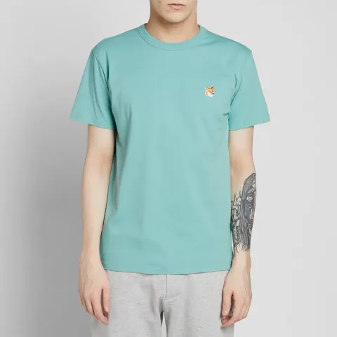 Maison Kitsuné Fox Head Patch Tee