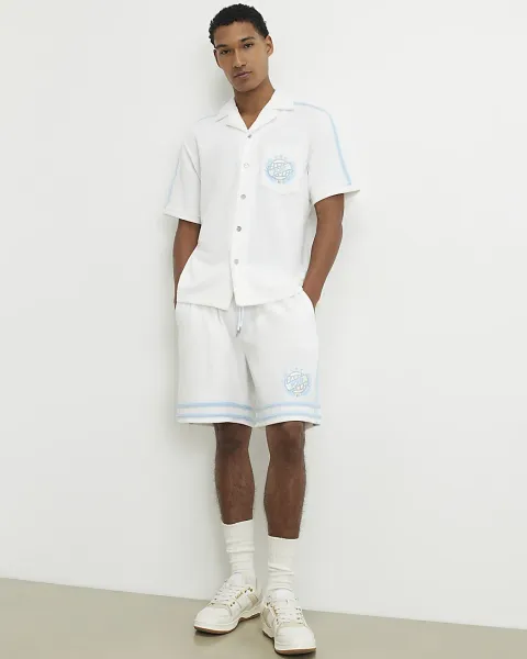 River Island Pony Regular Fit Towelling Shorts