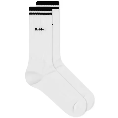 Drôle de Monsieur Not From Paris Madame Slogan Sock - 3 Pac