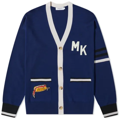 Olympia Le-Tan Patches Varsity Cardigan