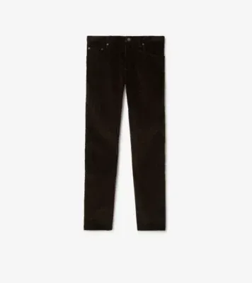 Corduroy Trousers in Clove brown - Men, Cotton