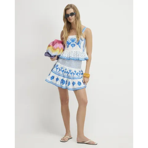 River Island Cotton Placement Print Cami Top