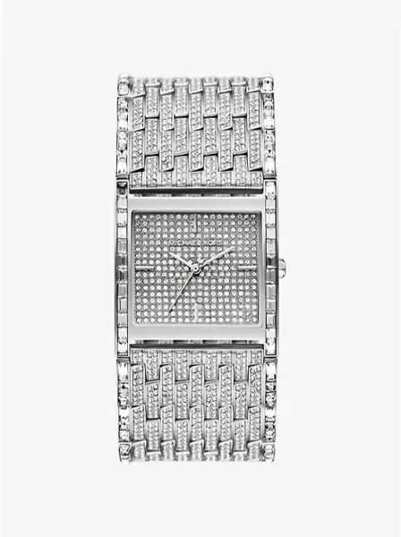 Limited-Edition Georgie Pavé Silver-Tone Watch