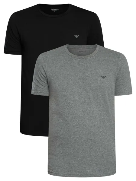 Emporio Armani 2 Pack Lounge Crew T-Shirt