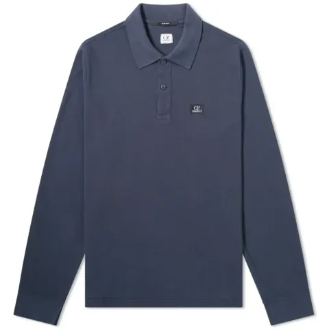 Long Sleeve Patch Logo Polo