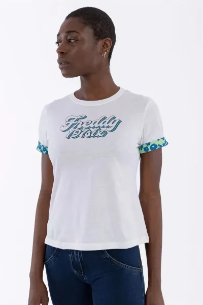 Freddy Crew Neck T Shirt - White