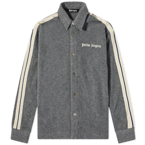 Wool Track Overshirt