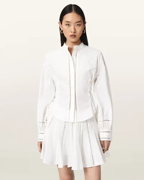 Frances Long Sleeve Fitted Shirt