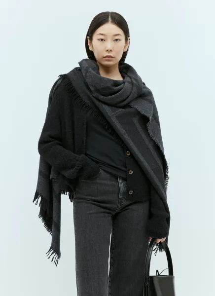 Monogram Wool Cashmere Scarf
