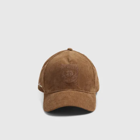 River Island Corduroy Embroidered Crest Cap