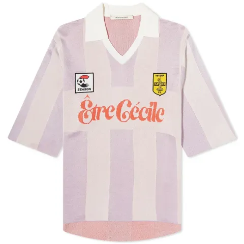 Être Cécile Swirl Knitted Football Jersey