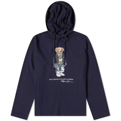 Heritage Bear Popover Hooded T-Shirt