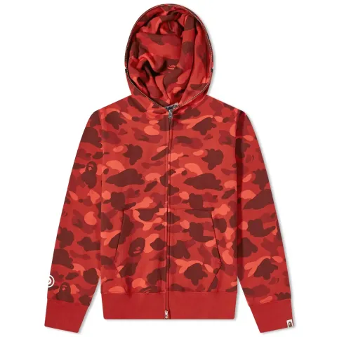 Colour Camo Shark Full Zip Hoodie