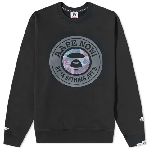 AAPE Stamp Logo Crew Sweat