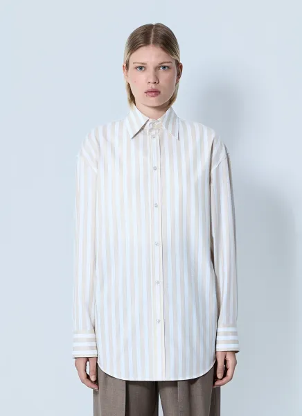Striped Button-Down Shirt