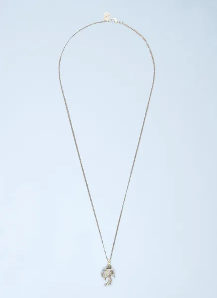 Melted Palm Necklace