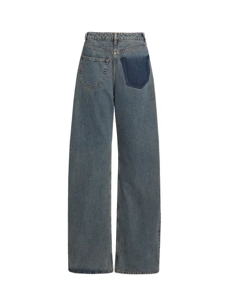 5 Pocket Back-to-back Jeans L Grey