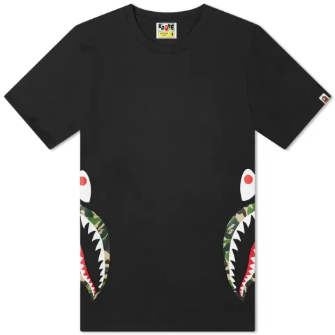 BAPE ABC Camo Side Shark T-Shirt