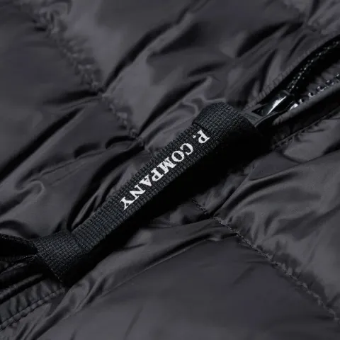 Nylon Down Arm Lens Bomber Jacket