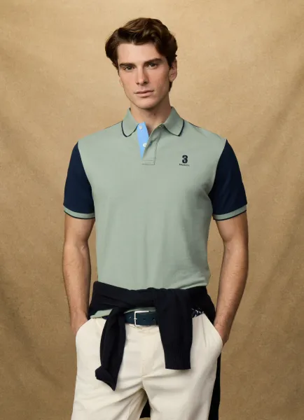 Classic Fit Short Sleeve Back Panel Polo