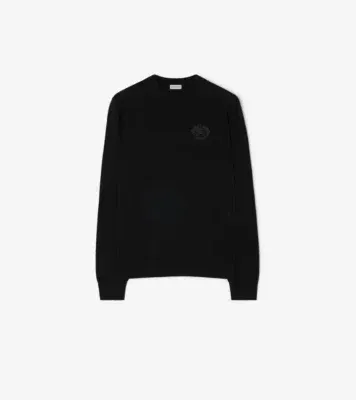 Wool Sweater in Black
