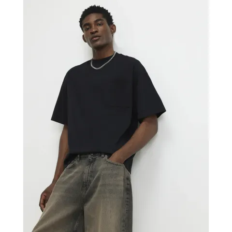 River Island Oversized Fit Pocket T-Shirt