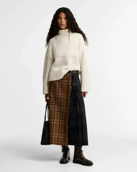 BARBOUR Hazelwood Tartan Midi Skirt