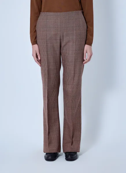 Max Mara Tailored Check Trousers
