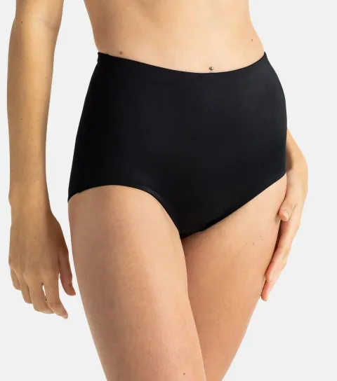 Women's Black Sculpting High Waist Briefs