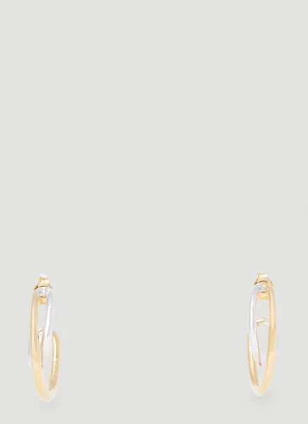 Initial Hoop Earrings