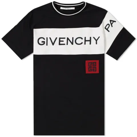Panelled Logo Tee