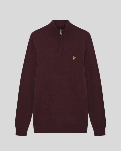 Lyle & Scott Lambswool Blend 1/4 Zip Jumper