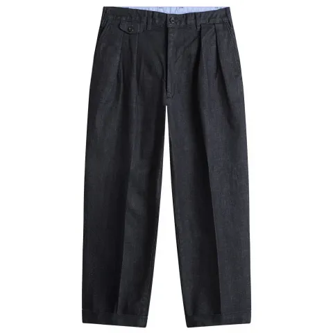 2 Pleat Denim Trousers