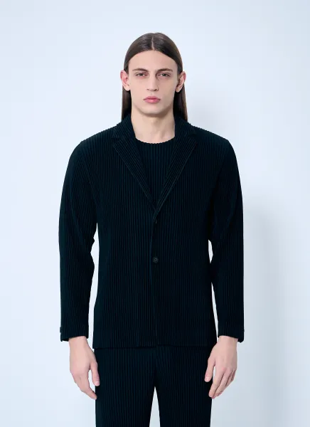 Pleated Blazer