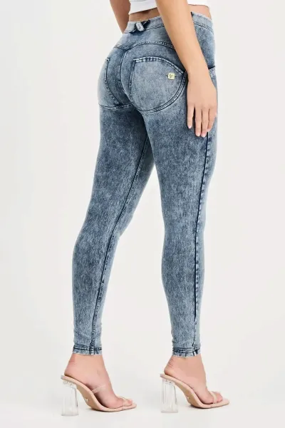 Freddy WRUP Denim - Mid Rise - Full Length - Stonewash
