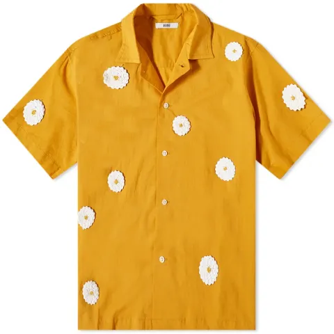 Daisy Rickrack Embroidered Vacation Shirt