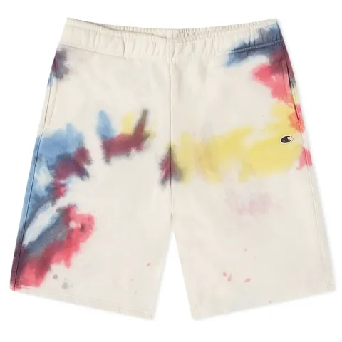 Champion Natural Tie Dye Raw Sweat Short