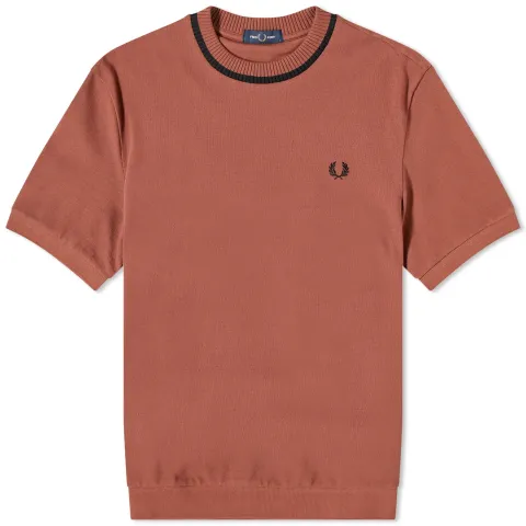 Crew Neck Pique T-Shirt