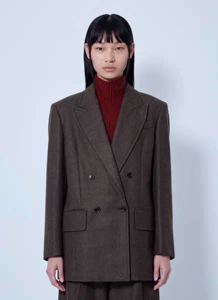 Max Mara Double-Breasted Wool Blazer