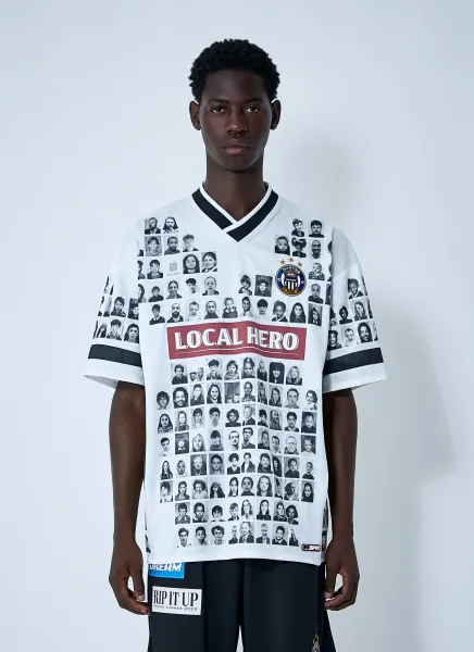 Logo Motif Football Shirt